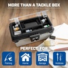 image:imageSheffield 12288 13 Made in USA Tackle Box wLift Out Tray amp Deep StorageBlack