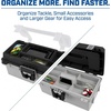 image:imageSheffield 12288 13 Made in USA Tackle Box wLift Out Tray amp Deep StorageBlack