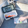 image:imageSheffield 12288 13 Made in USA Tackle Box wLift Out Tray amp Deep StorageGrey
