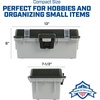 image:imageSheffield 12288 13 Made in USA Tackle Box wLift Out Tray amp Deep StorageGrey