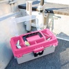 image:imageSheffield 12288 13 Made in USA Tackle Box wLift Out Tray amp Deep StoragePink