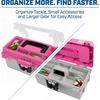 image:imageSheffield 12288 13 Made in USA Tackle Box wLift Out Tray amp Deep StoragePink