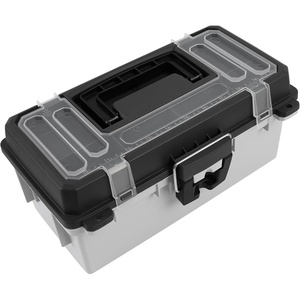 image:imageSheffield 12288 13 Made in USA Tackle Box wLift Out Tray amp Deep StorageBlack