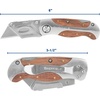 image:imageSheffield Folding Utility Knife Rubber Mallet 16 Oz Rubber Hammer Stocking Stuffers Gifts for Men Dad Gifts QuickChange Utility Knife Blades Box Cutter Cardboard Cutter