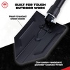 image:imageSTAK 11804 Folding Camping Shovel with Hoe amp Serrated Edge for Hiking