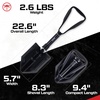 image:imageSTAK 11804 Folding Camping Shovel with Hoe amp Serrated Edge for Hiking