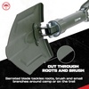 image:imageSTAK 11806 Folding Camping Shovel with Hoe amp Serrated Edge for Hiking