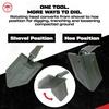 image:imageSTAK 11806 Folding Camping Shovel with Hoe amp Serrated Edge for Hiking