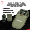image:imageSTAK 11806 Folding Camping Shovel with Hoe amp Serrated Edge for Hiking